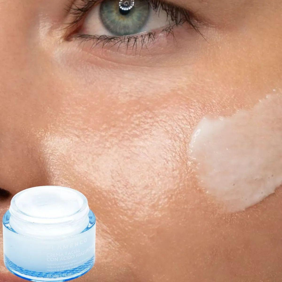 CREMA FACIAL HIDRATANTE CON ACIDO HIALURONICO BELLEZA LAU-6