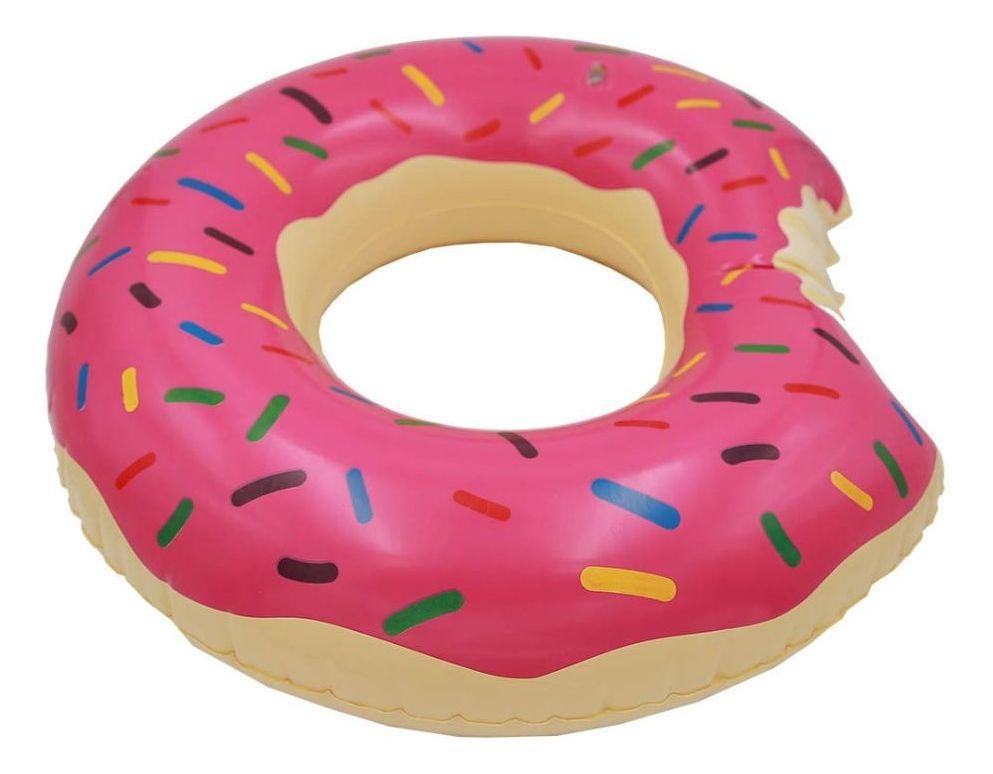 SET 3 FLOTADOR INFLABLE FORMA DONUT PARA PISCINA VERANO LAU-5