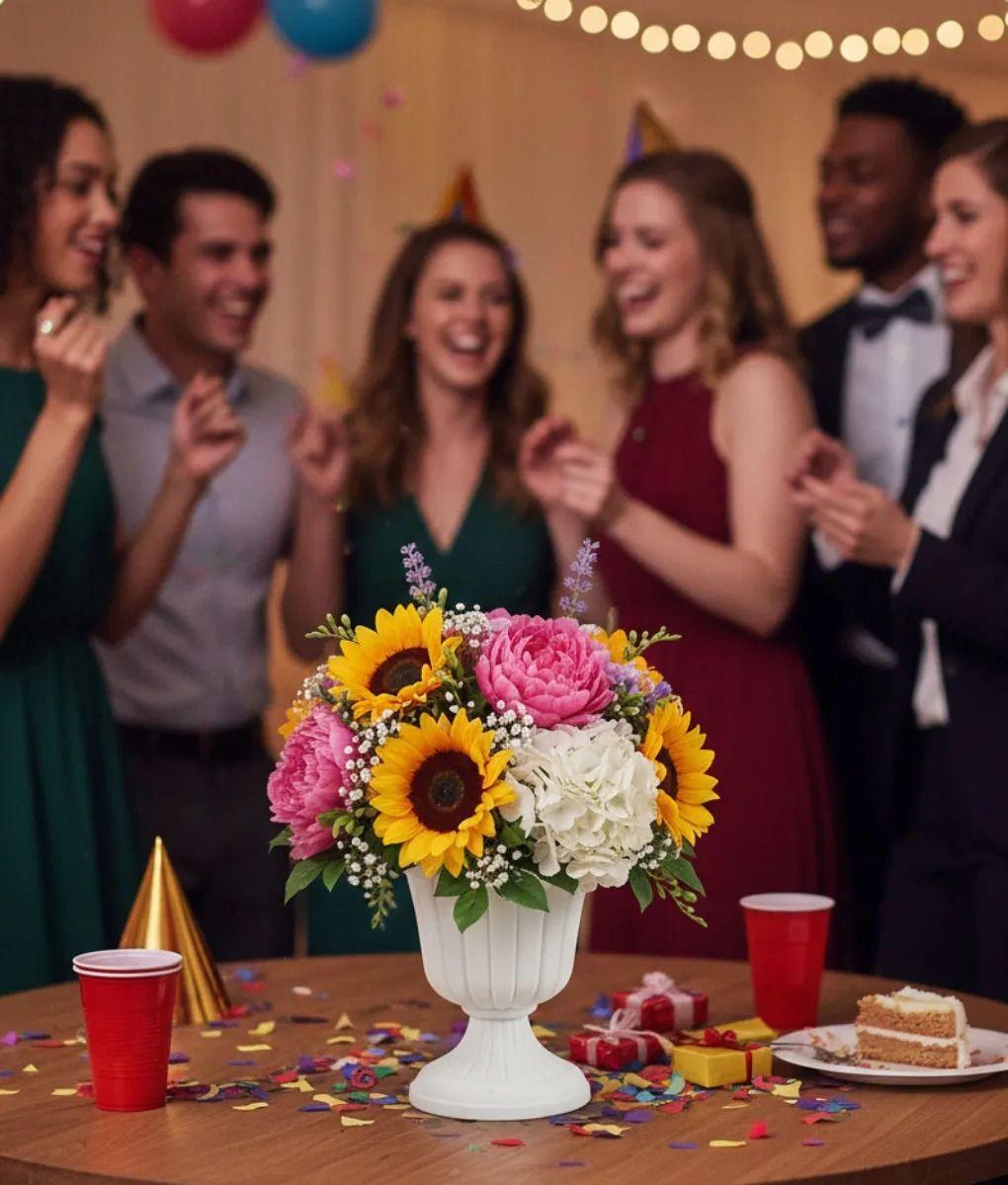 Macetero Estilo Urna Clásica Jardín Botánica Diseño Copa Jhn-3