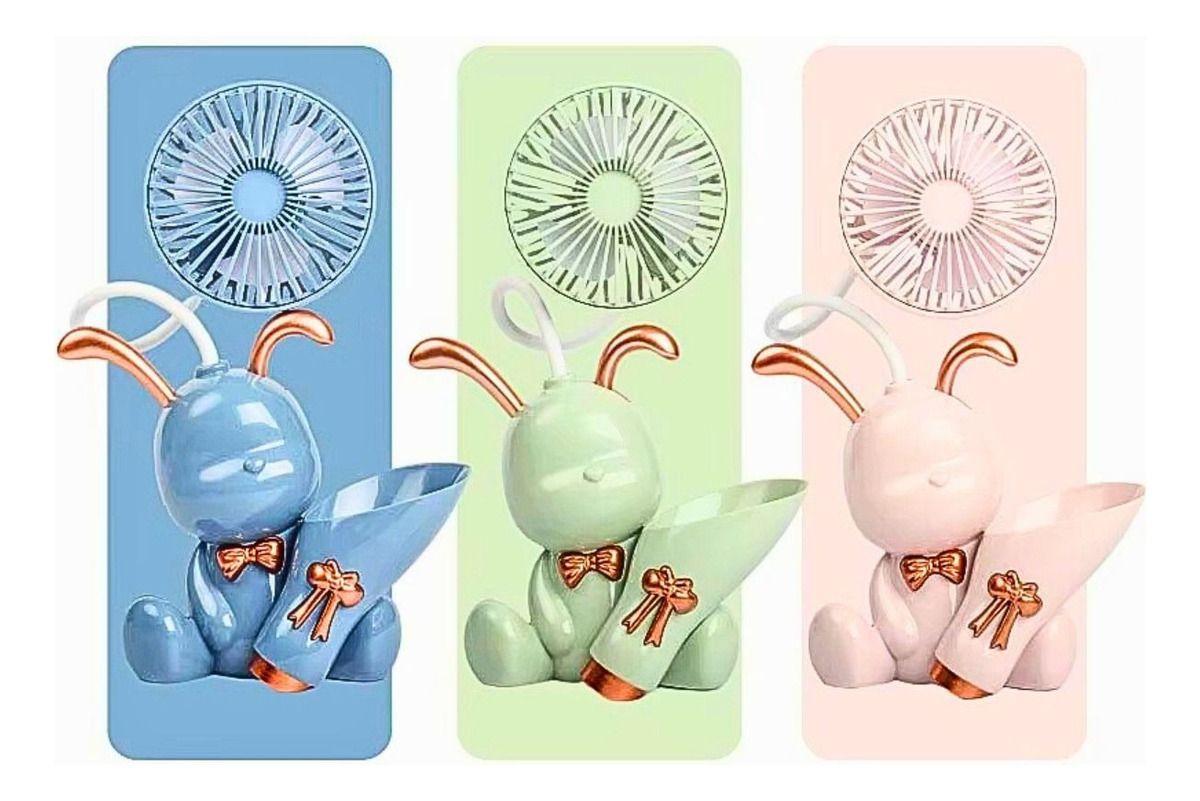 Ventilador Mini Portatil Mesa Sacapuntas Portalápices Lau-0