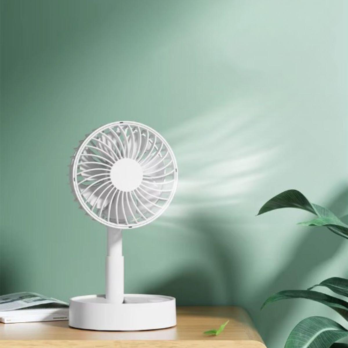 Miniventilador Portátil Recargable Soporte Hogar Lau-0