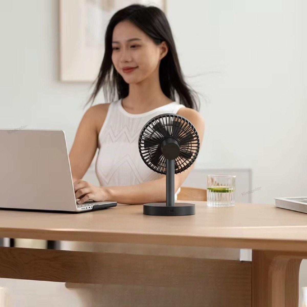 Miniventilador Portátil Recargable Soporte Hogar Lau-4