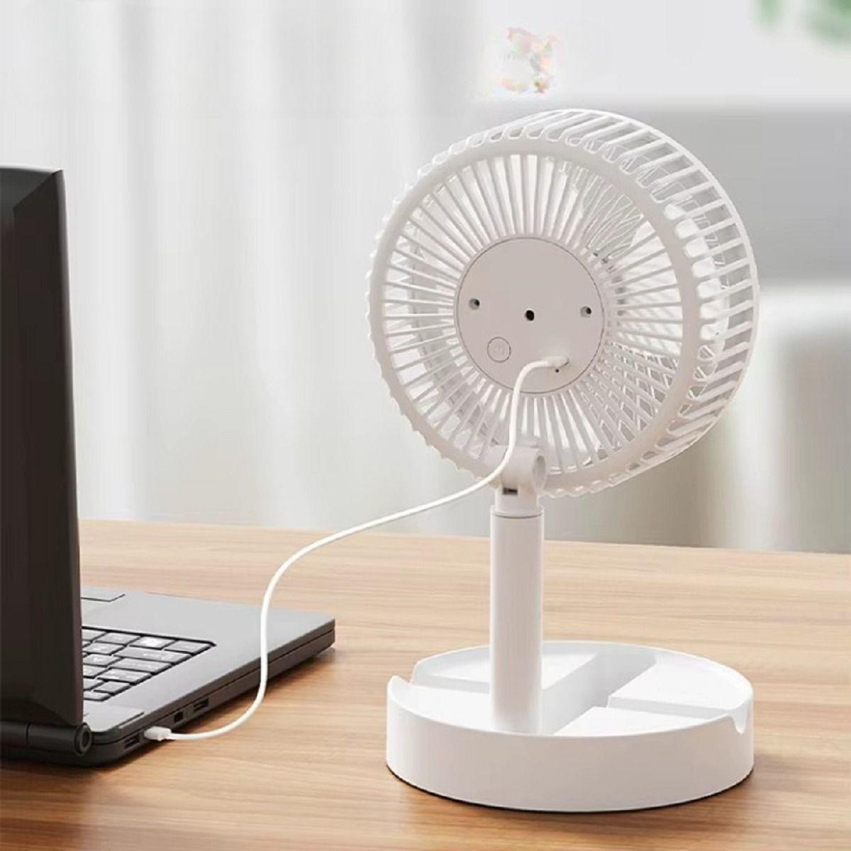 Miniventilador Portátil Recargable Soporte Hogar Lau-5