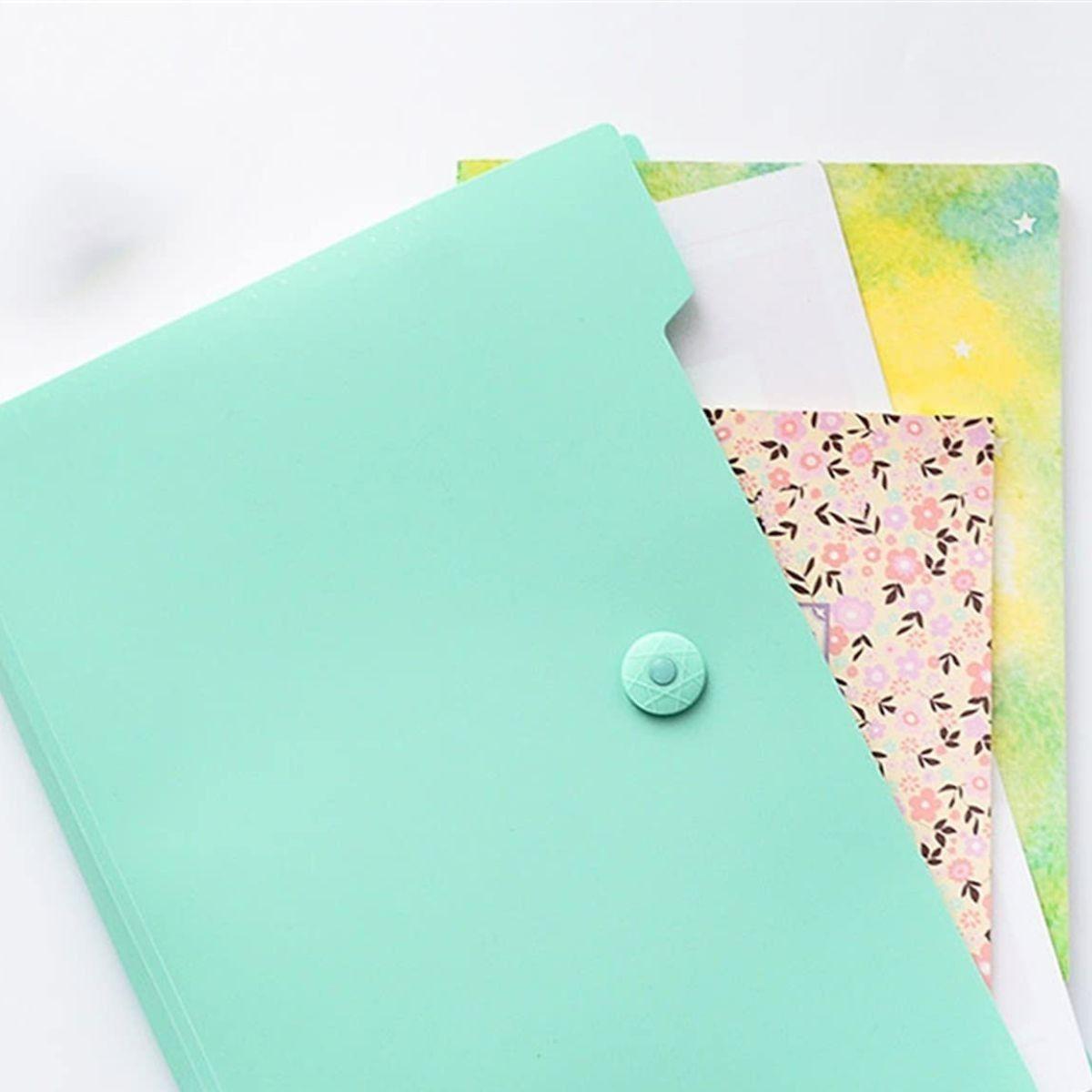 SET 5 CARPETAS ORGANIZADOR DE DOCUMENTOS OFICINA LAU-7