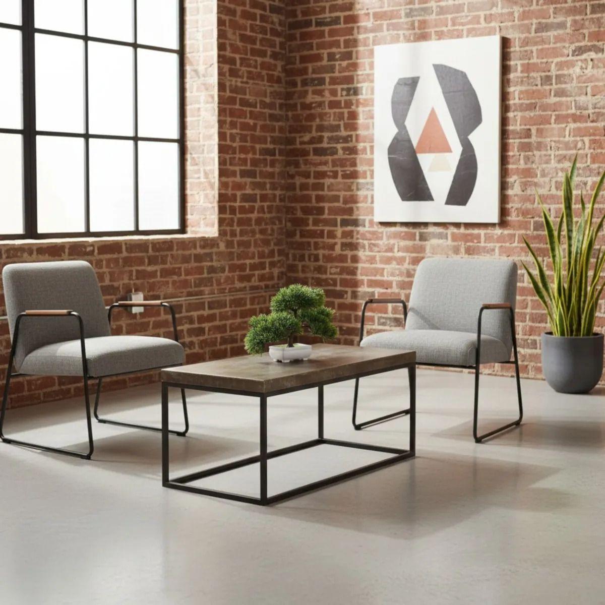 Set 2 Planta Artificial Decorativa Bonsái Agujas Pino Jhn-7