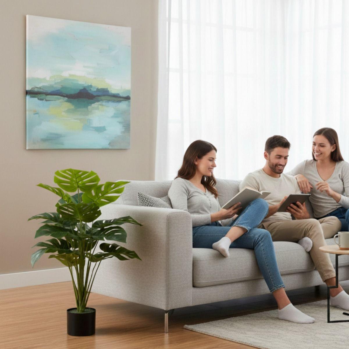 Planta Artificial Decorativa Adorno Vegetación Tropical Jhn-2