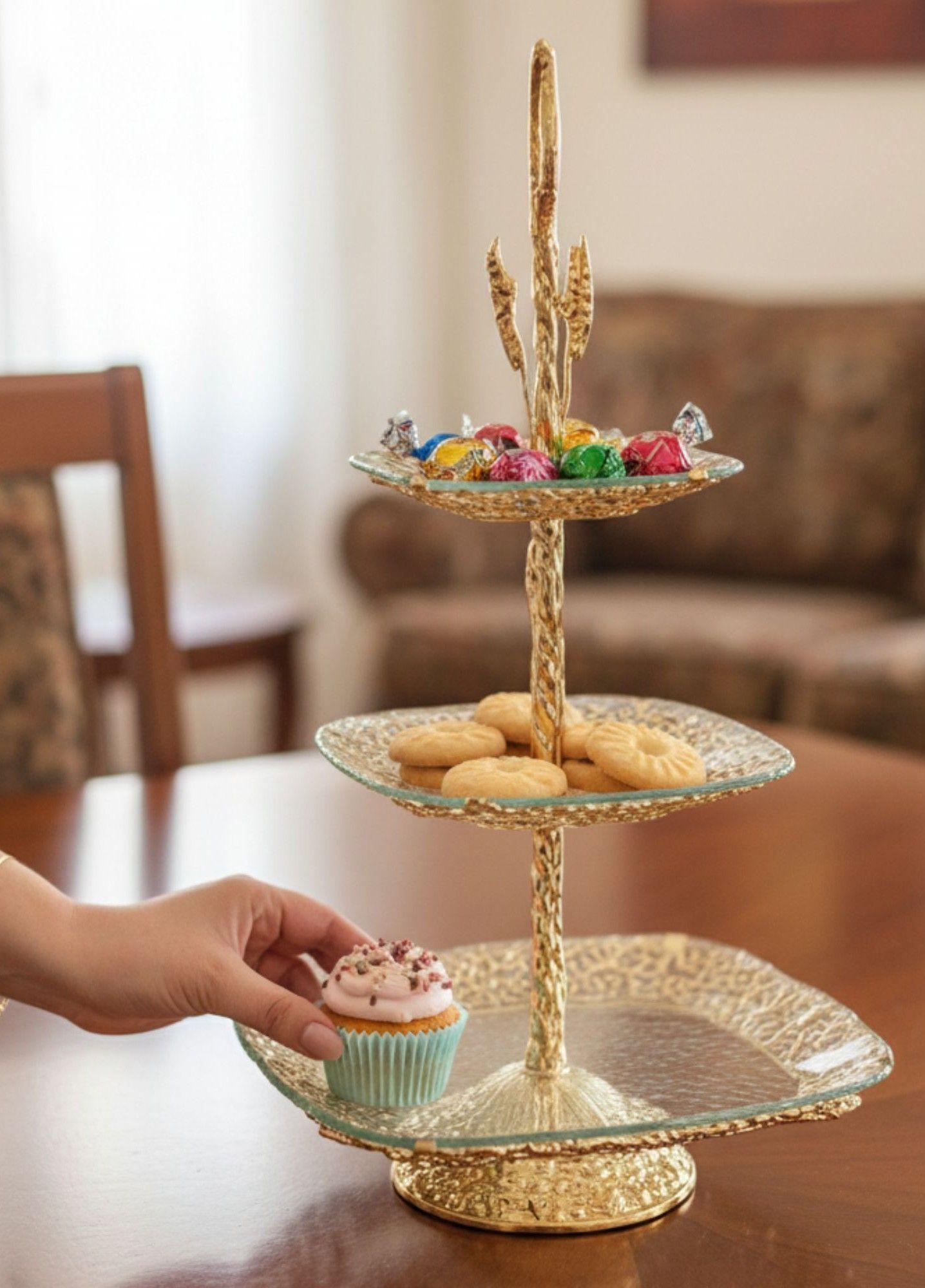 Frutero Decorativo Multifuncional Soporte Mesa Adorno Jhn-4