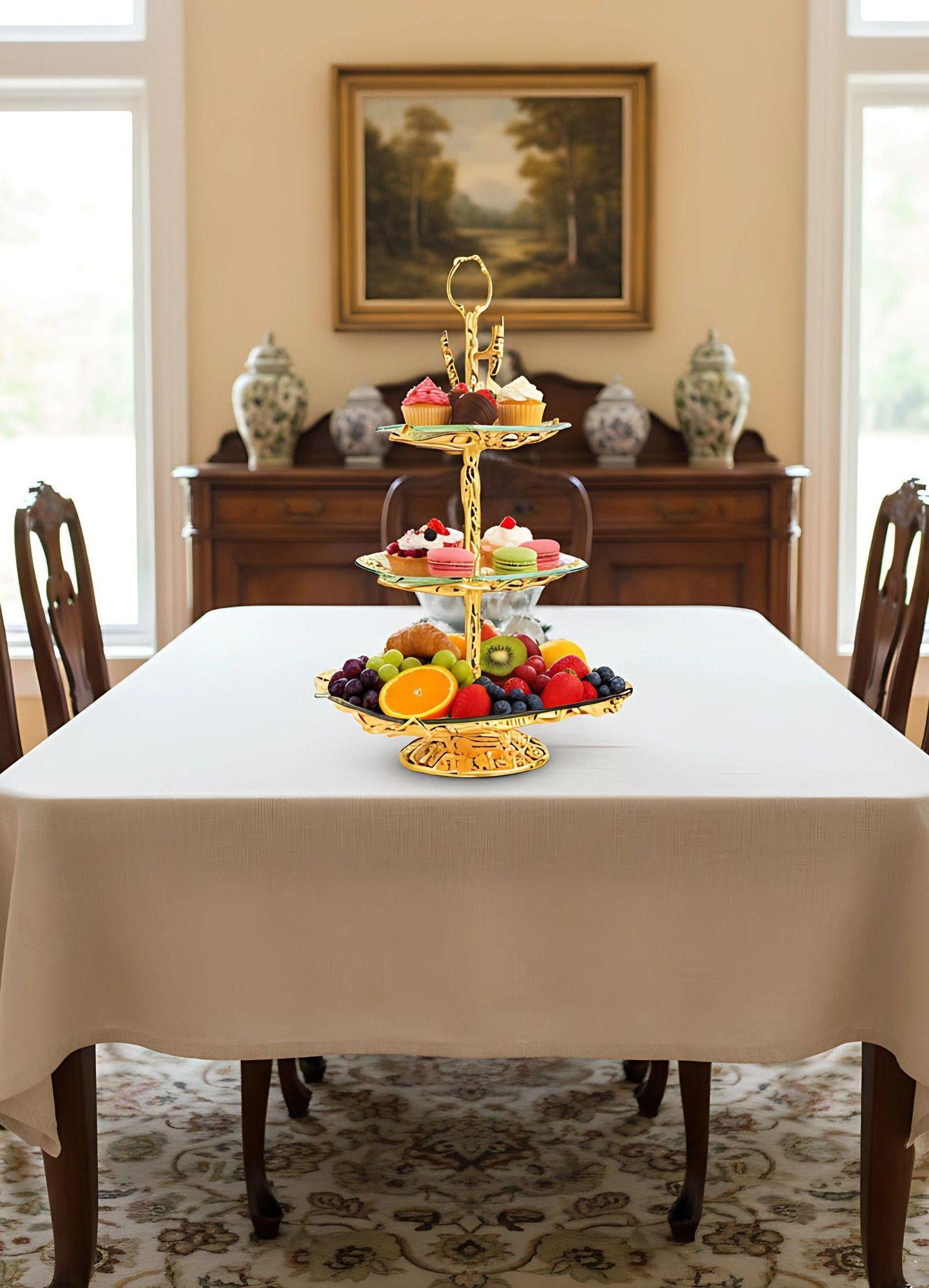 Frutero Decorativo Multifuncional Soporte Mesa Adorno Jhn-6