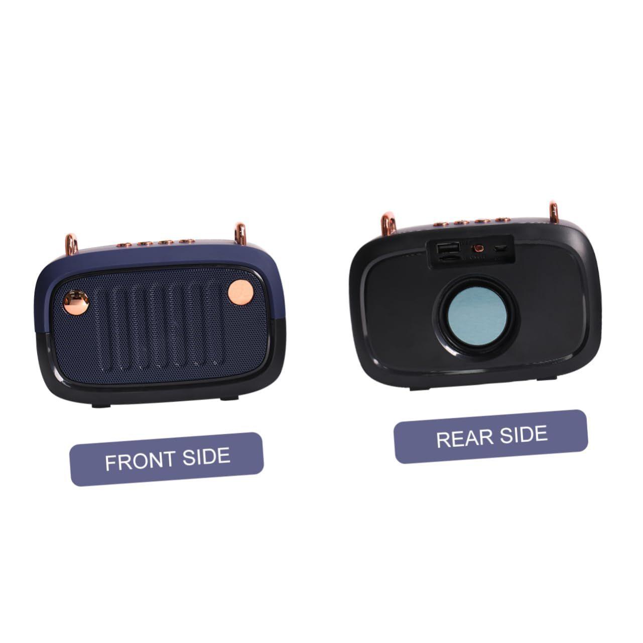 Altavoz Vintage Ligero Transportar Portátil Musica Rondon-4