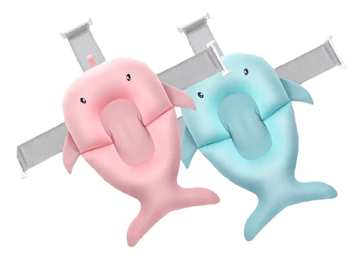 Almohada Cojin Apoyo Tina Baño Diseño Ballena Bebes Lau-0