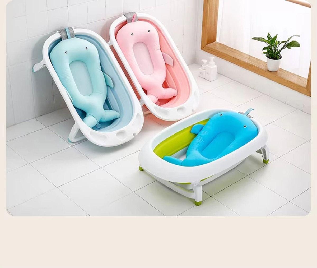 Almohada Cojin Apoyo Tina Baño Diseño Ballena Bebes Lau-6