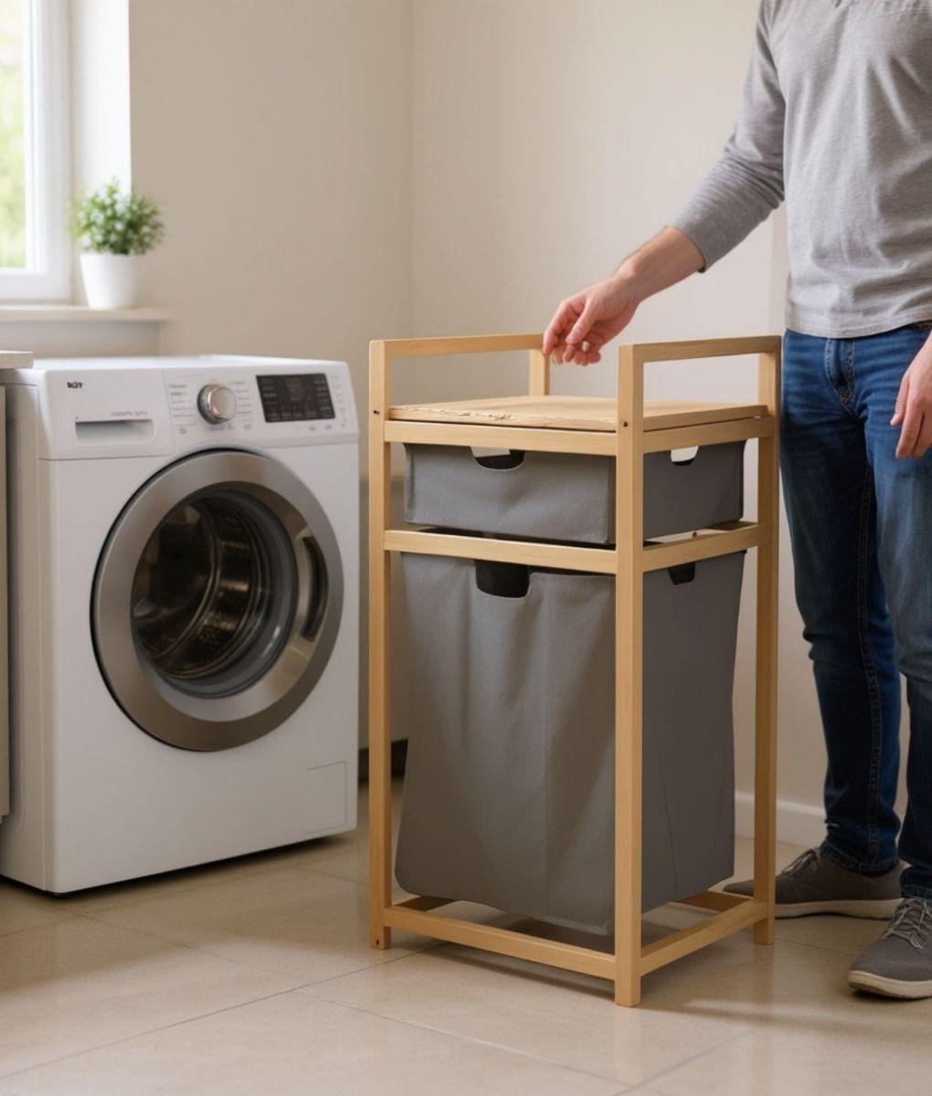 Canasto Multifuncional Ropa Cesto Almacenamiento Hogar Jhn-3