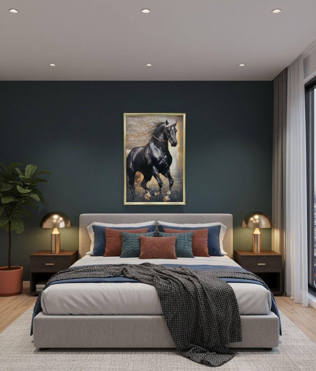 Cuadro Decorativo Elegancia Equina Adorno Pieza Pared Jhn-4