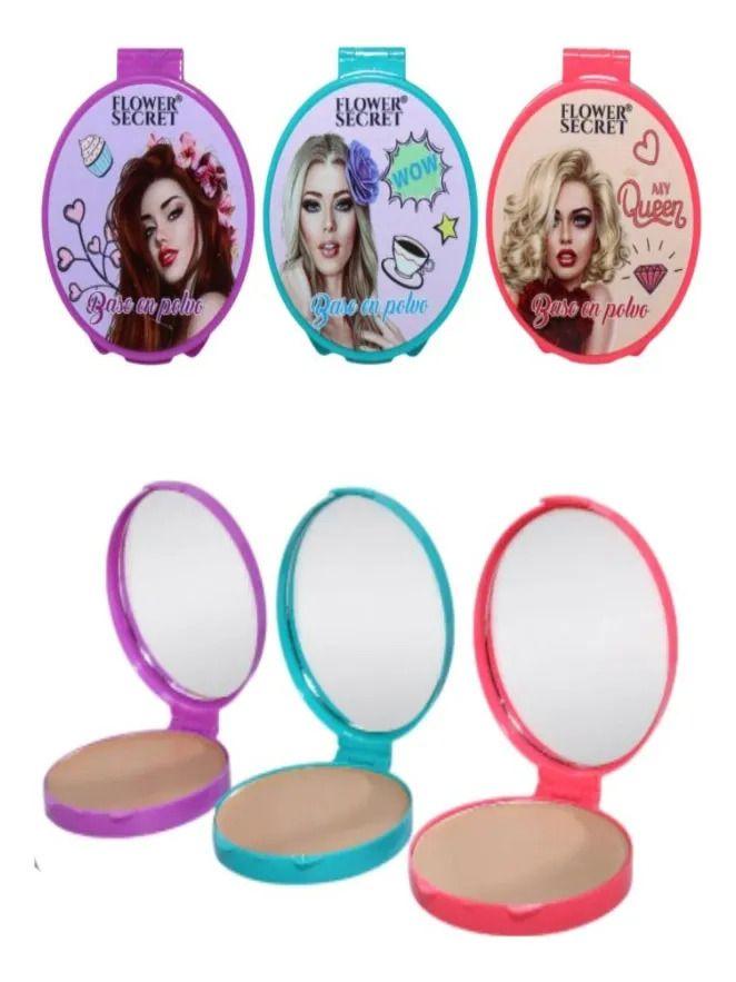 Pack 24 Polvos Base Compacto Facial Maquillaje Lau-0