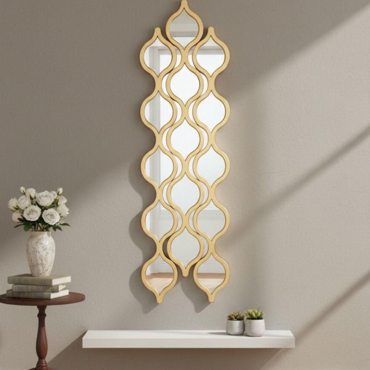 Set 3 Espejo Pared Adorno Decorativo Diseño Árabe Hogar Jhn-5