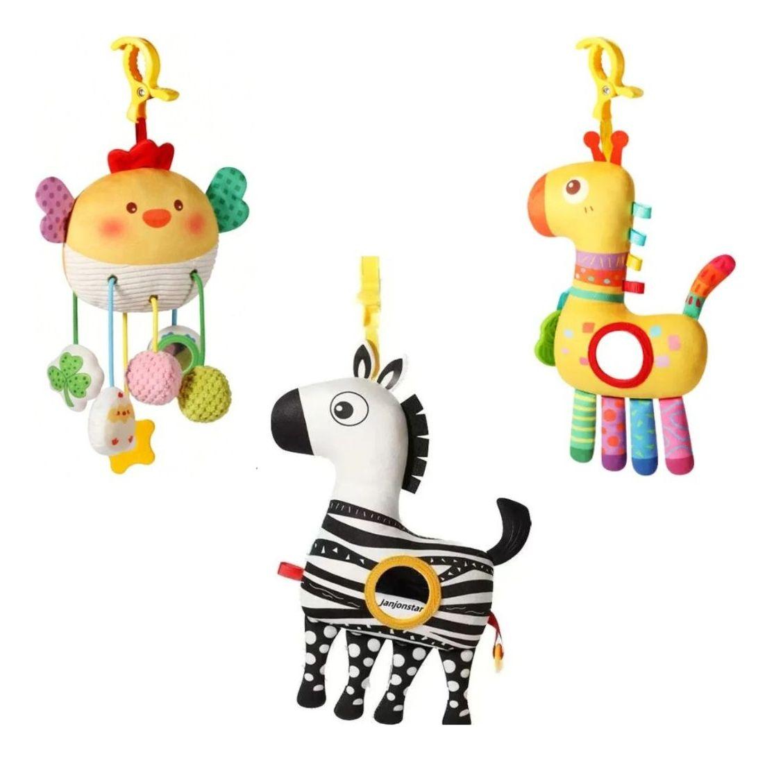 SONAJERO PELUCHE COLGANTE ESTIMULA SENSORIAL BEBE LAU-4