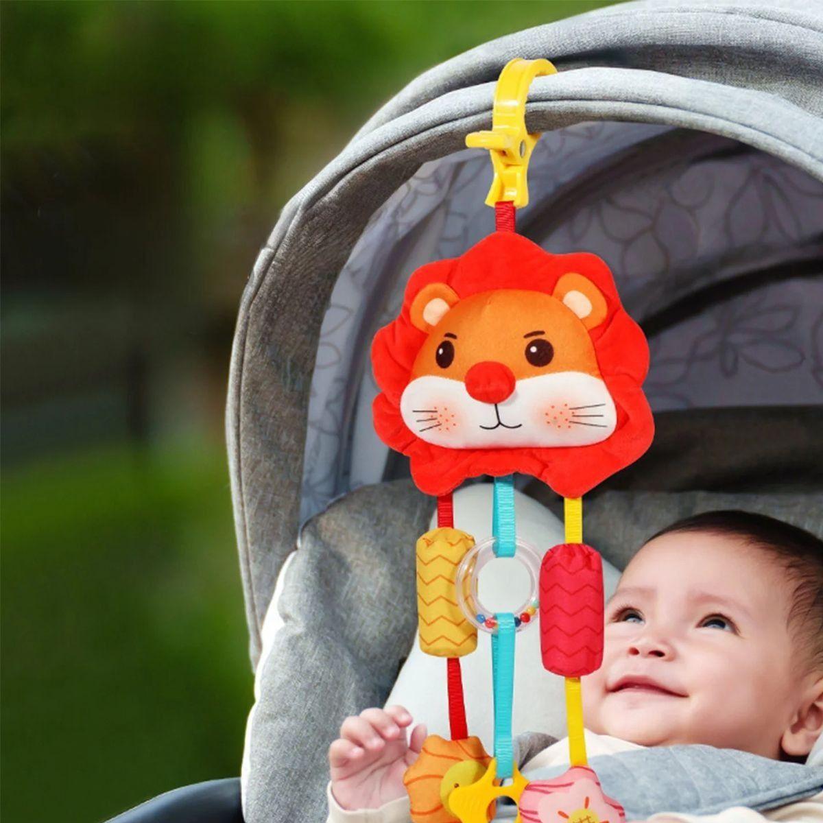 SONAJERO PELUCHE COLGANTE ESTIMULA SENSORIAL BEBE LAU-6