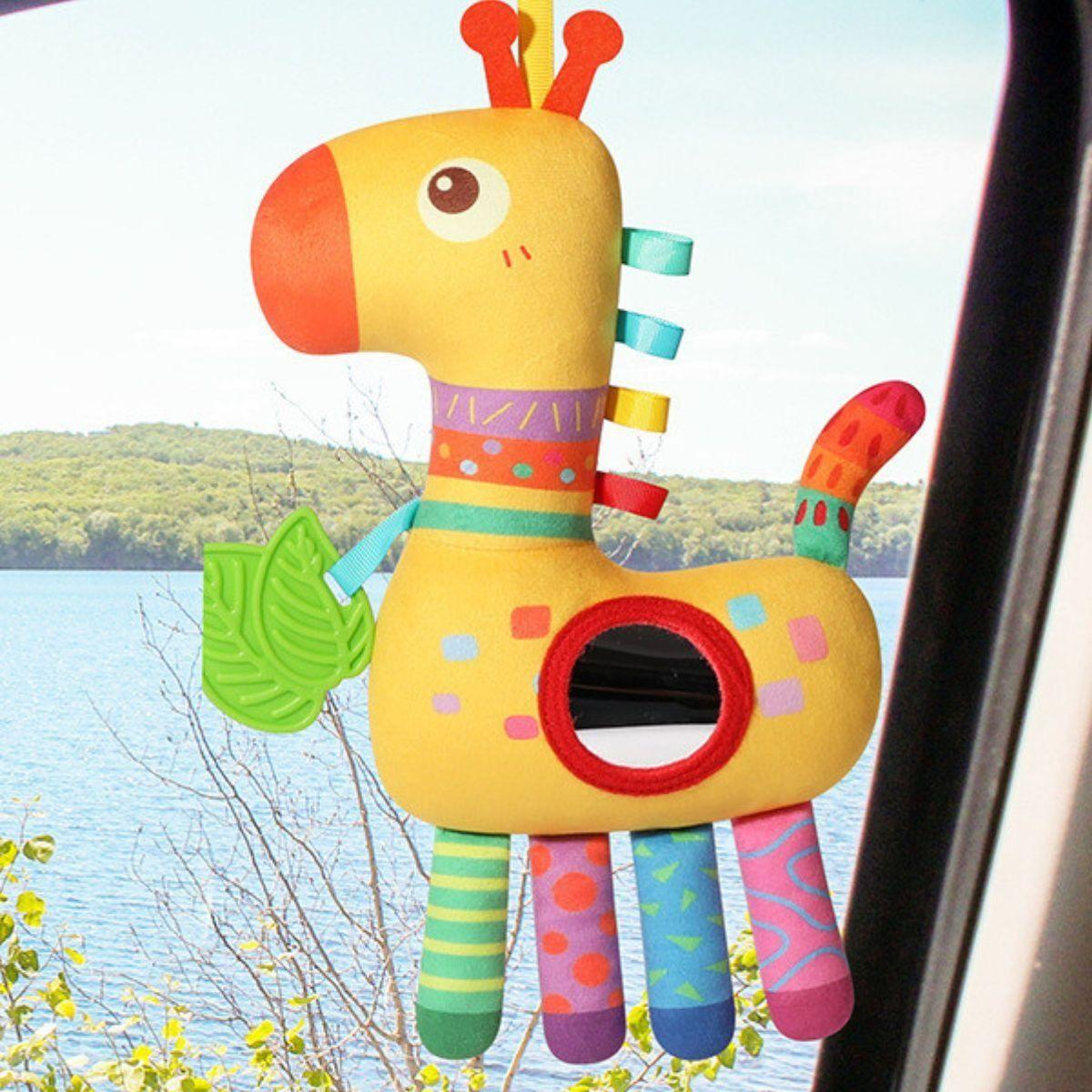 SONAJERO PELUCHE COLGANTE ESTIMULA SENSORIAL BEBE LAU-9