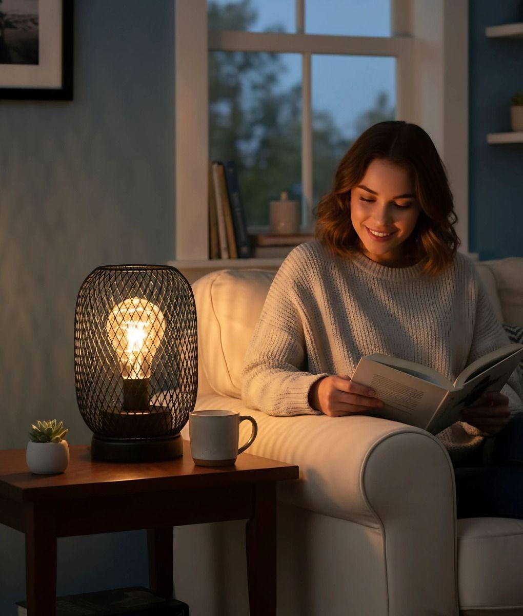 Lámpara Decorativa Mesa Minimalista Industrial Hogar Jhn-2