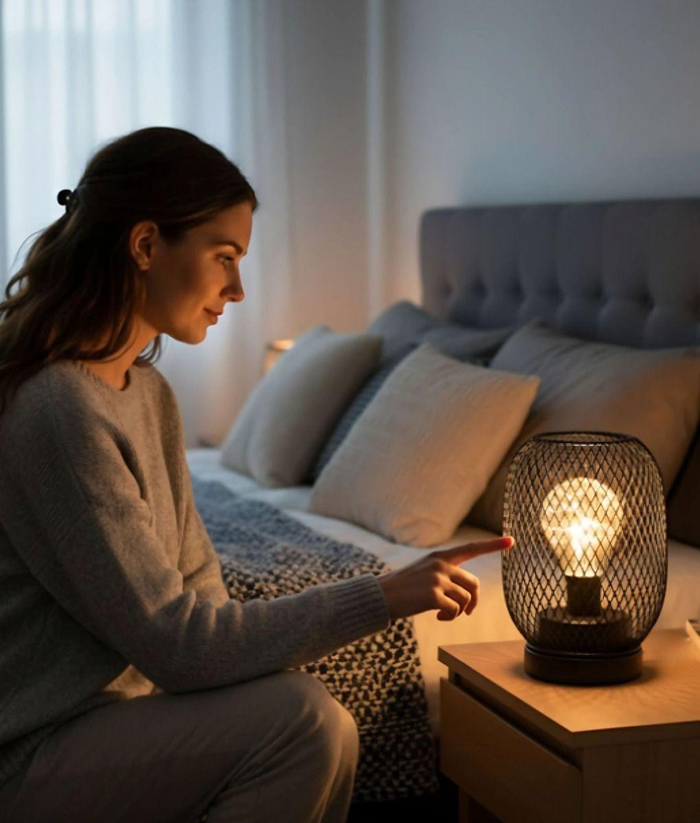 Lámpara Decorativa Mesa Minimalista Industrial Hogar Jhn-3