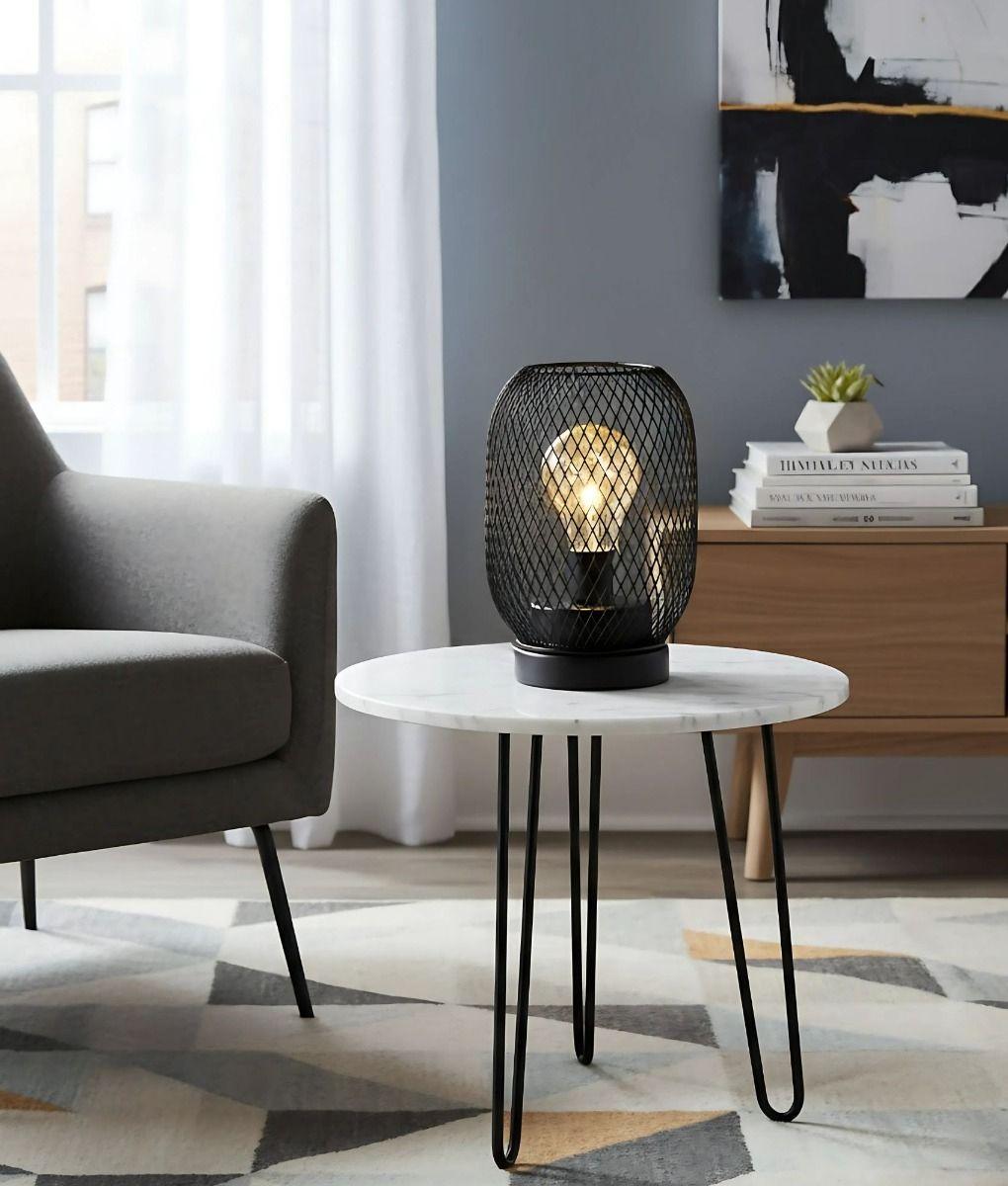 Lámpara Decorativa Mesa Minimalista Industrial Hogar Jhn-9