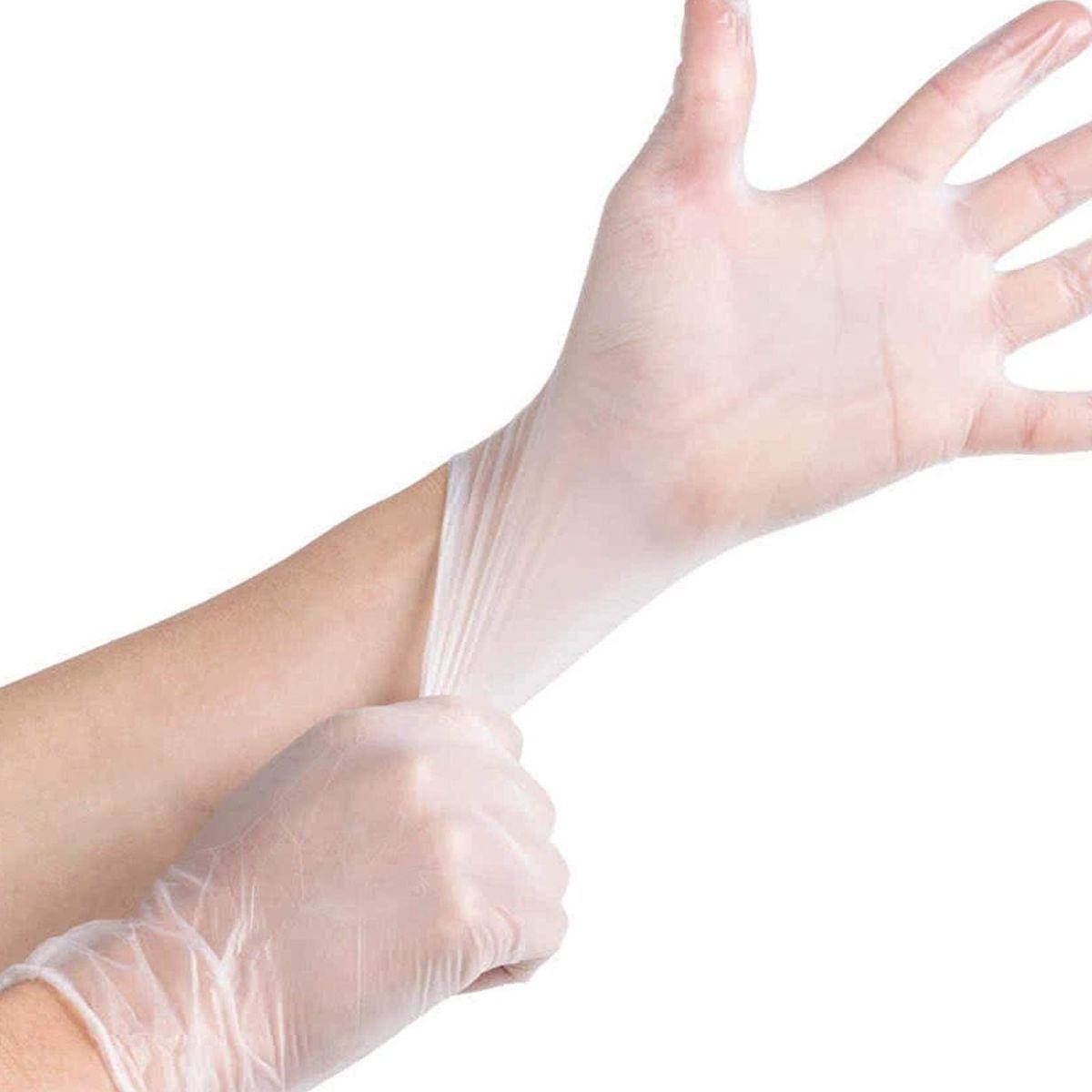 SET 2 PACK GUANTES VINILO 100 PCS TALLA XL DESCARTABLE LAU-8