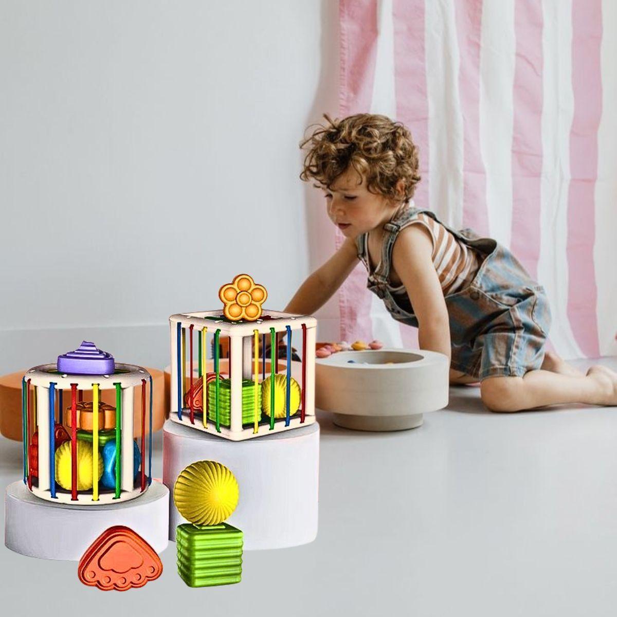 Juguete Cubo Bloques Rompecabezas Grande Bebé Lau-5