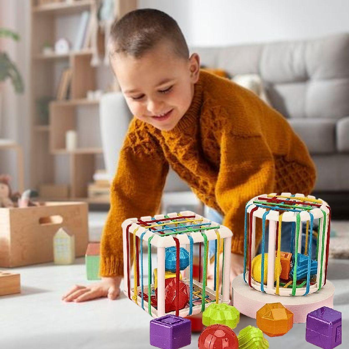 Juguete Cubo Bloques Rompecabezas Grande Bebé Lau-7