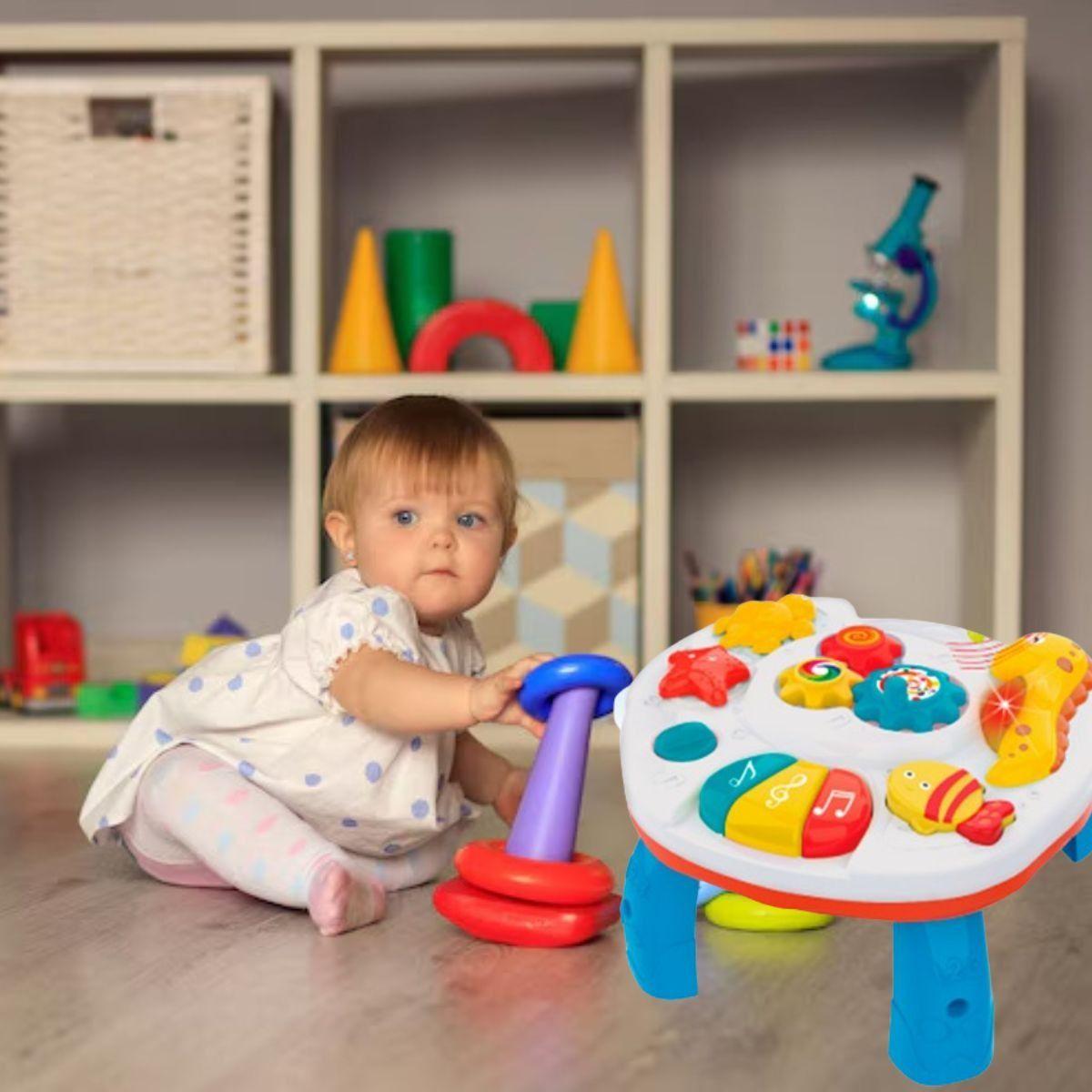 JUGUETE PARA BEBE 2 EN 1 MUSICAL MESA ACTIVIDADES LAU-2