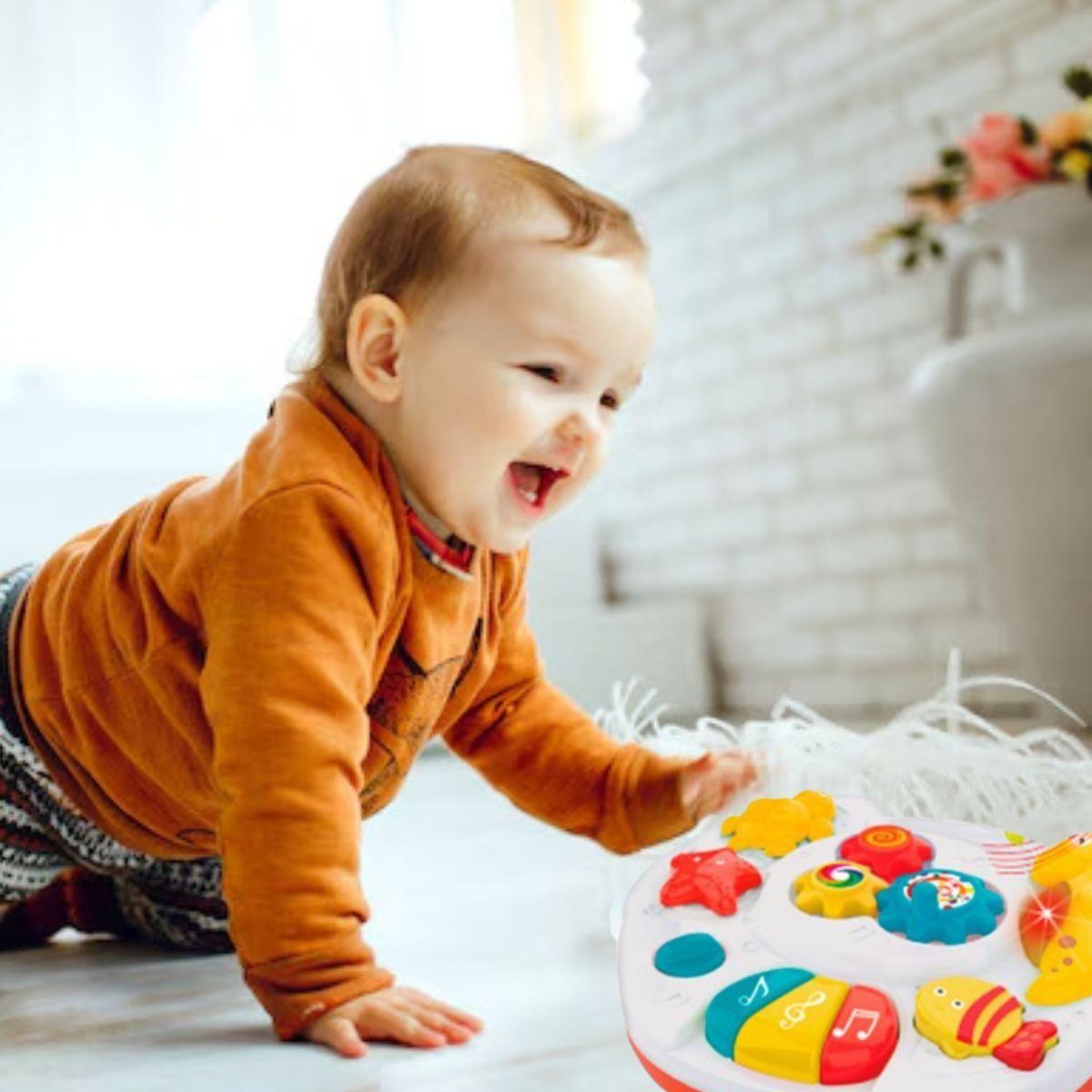 JUGUETE PARA BEBE 2 EN 1 MUSICAL MESA ACTIVIDADES LAU-9