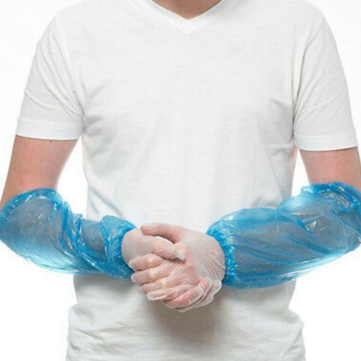 SET 2 PACK MANGAS DESECHABLE PLASTICA USO MEDICO LAU-5
