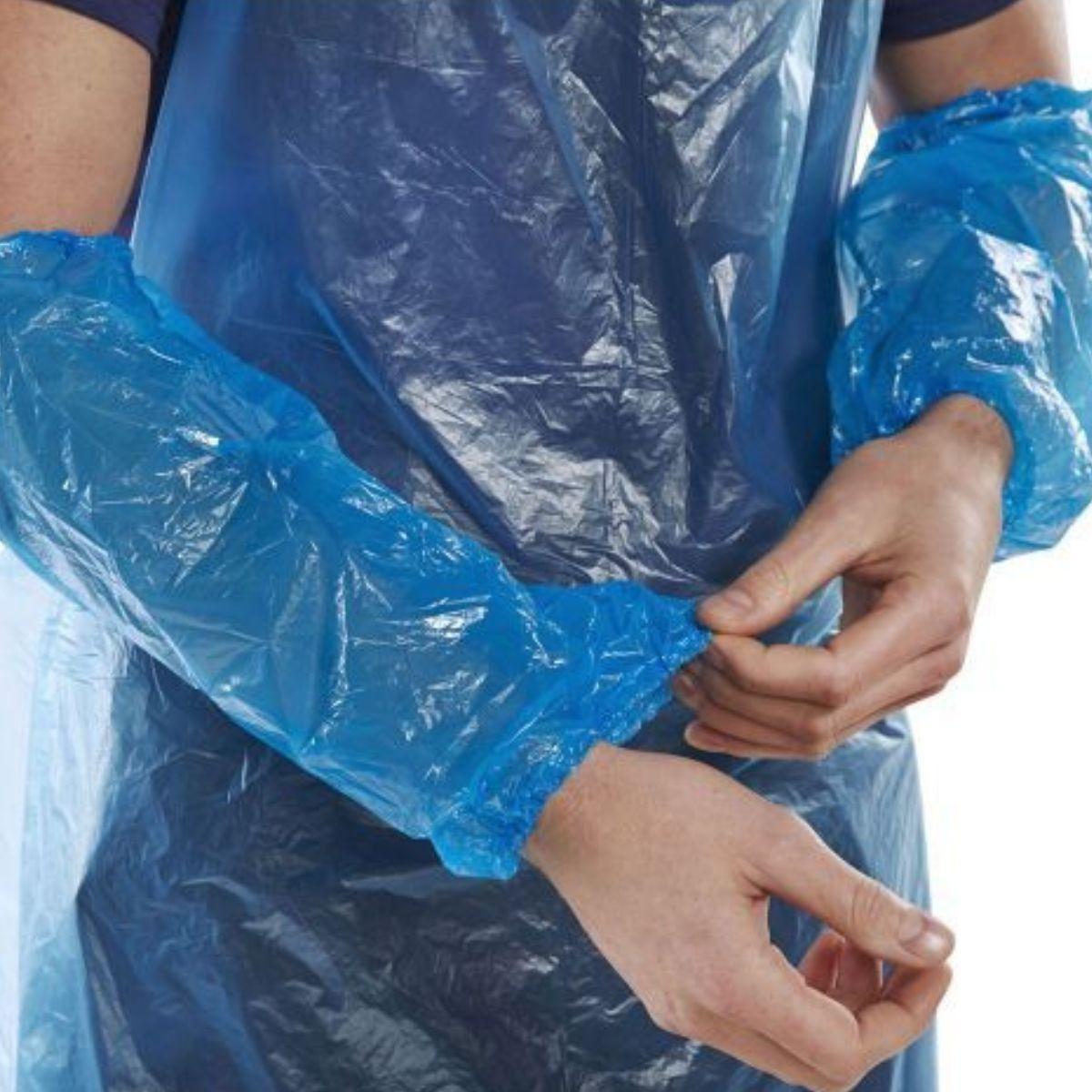 SET 2 PACK MANGAS DESECHABLE PLASTICA USO MEDICO LAU-7