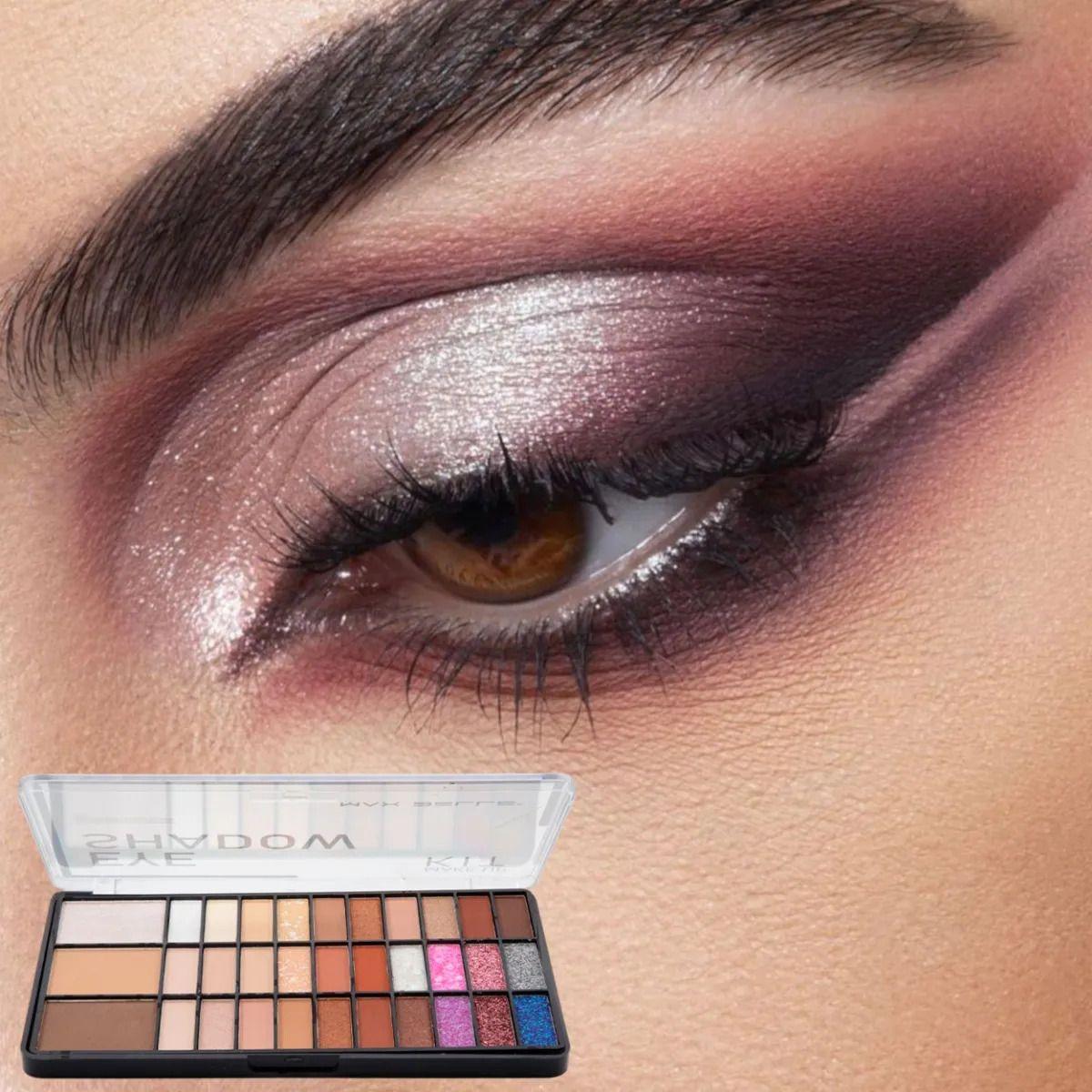 Set Sombras Ojos Profesional Tonos Mate Satinado ALJ-4