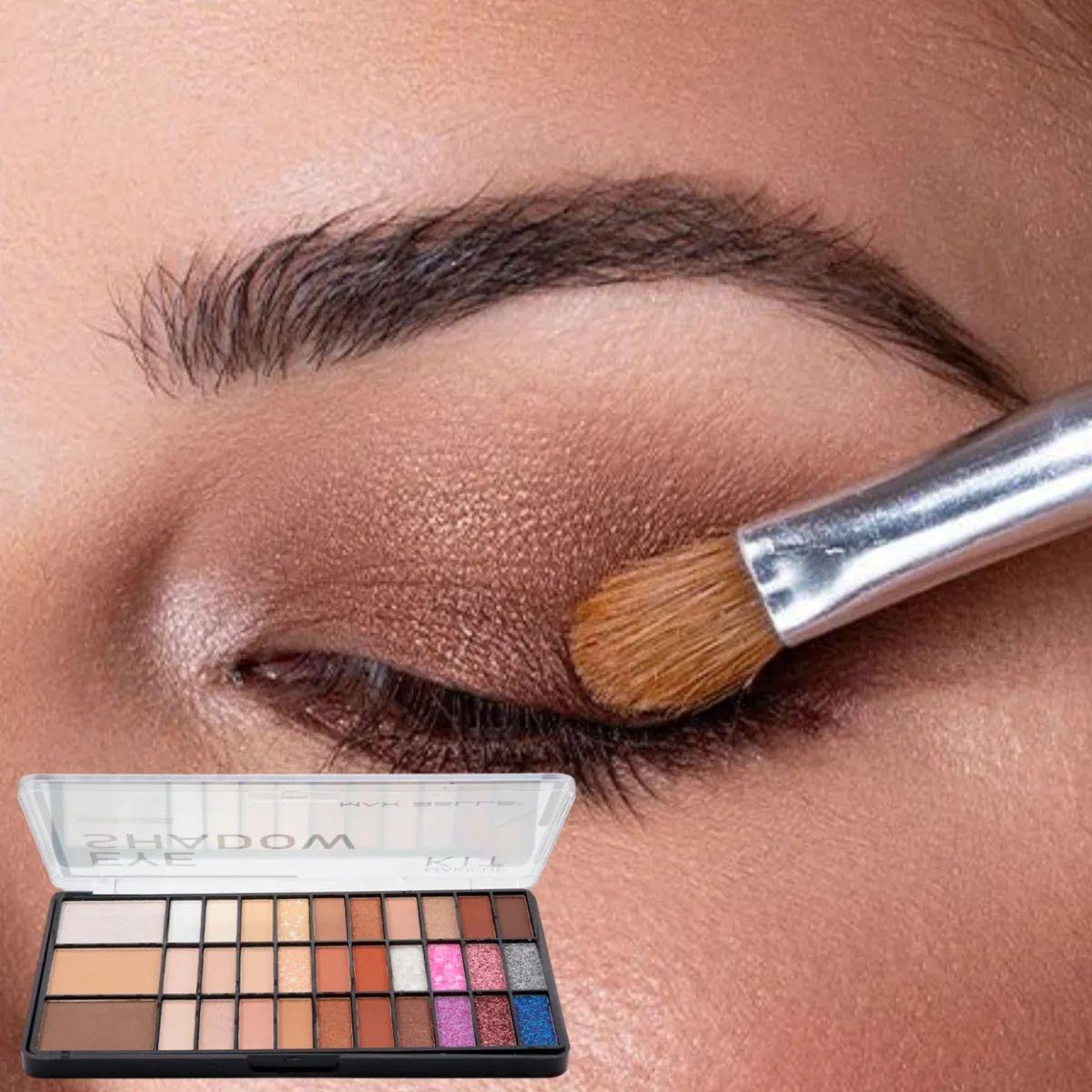 Set Sombras Ojos Profesional Tonos Mate Satinado ALJ-6