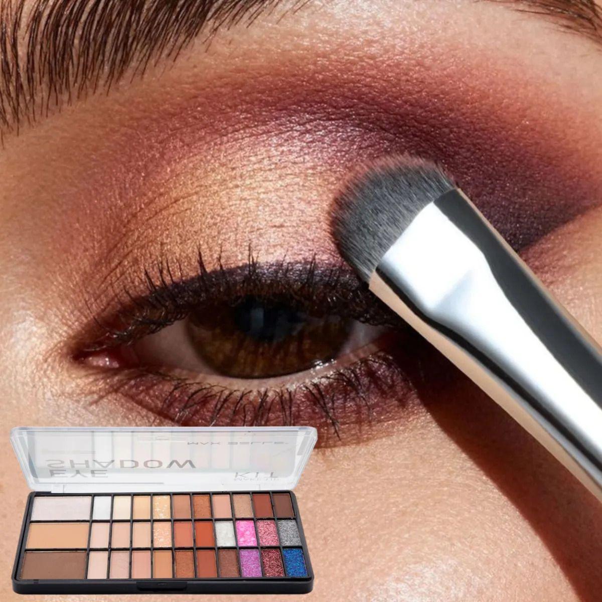 Set Sombras Ojos Profesional Tonos Mate Satinado ALJ-7