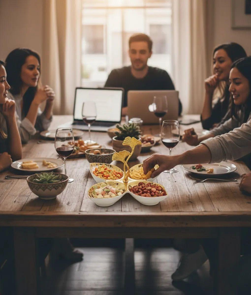 Bandeja Decorativa Servir Diseño Ornamental Hogar Jhn-2