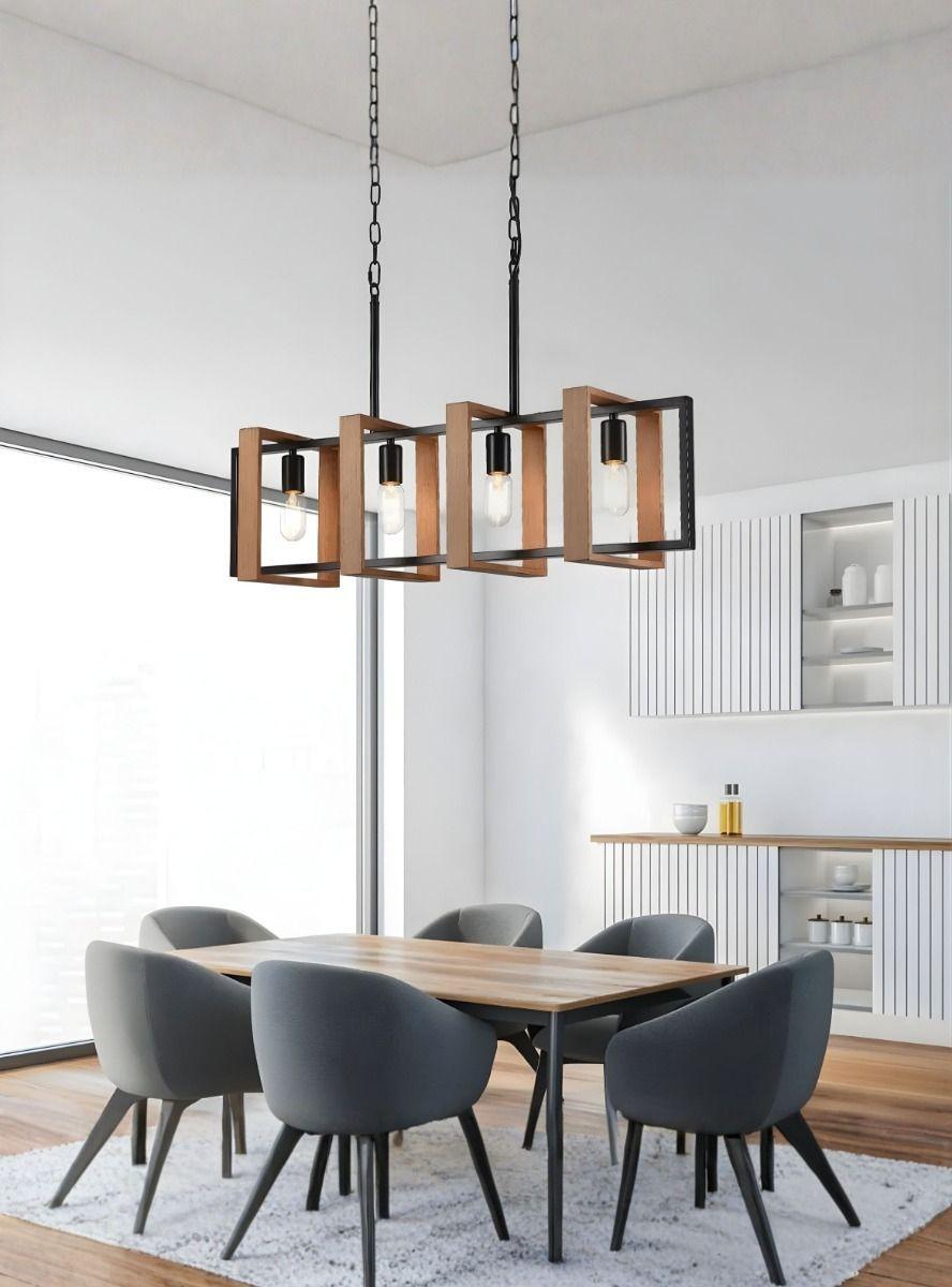 Lámpara Techo Colgante Contemporáneo Diseño Geométrico Jhn-7