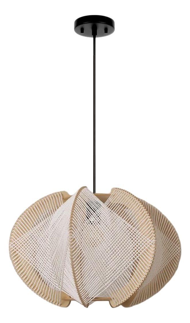 Lámpara Colgante Bohemia Tejida Natural Araña Nórdico Jhn-2