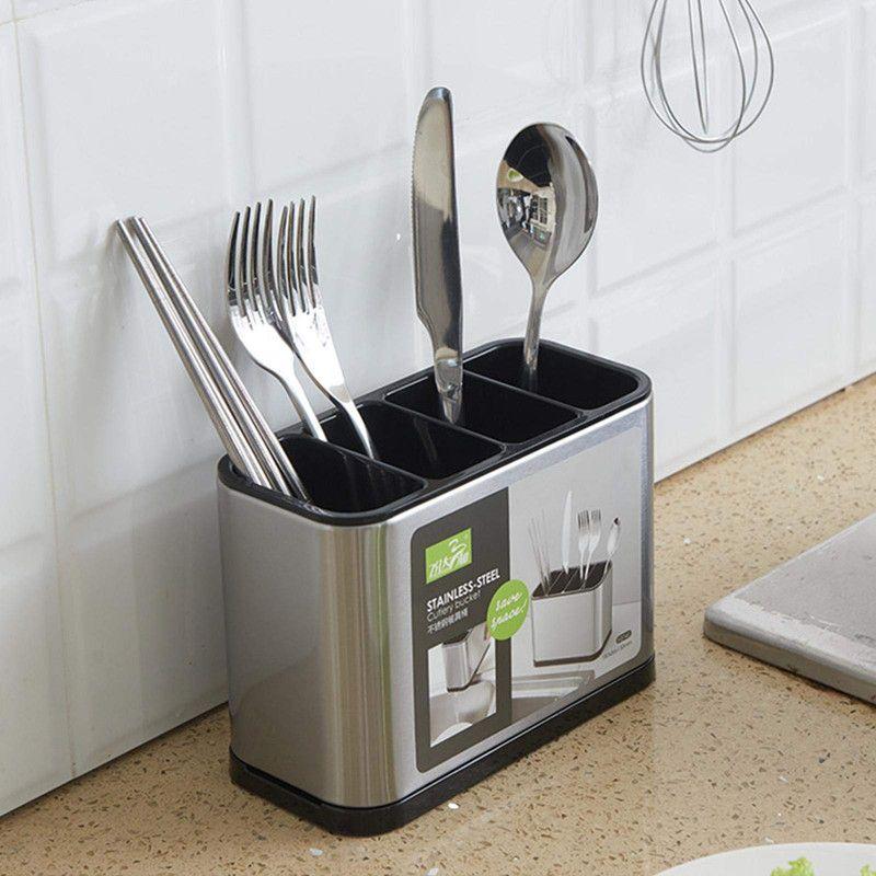 Set 2 Organizador Cubiertos Escurridor Utensilios Cocina Lau-6