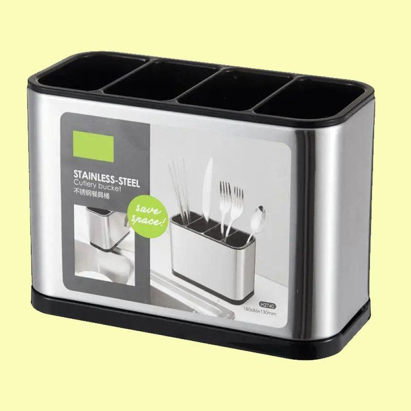 Set 2 Organizador Cubiertos Escurridor Utensilios Cocina Lau-8