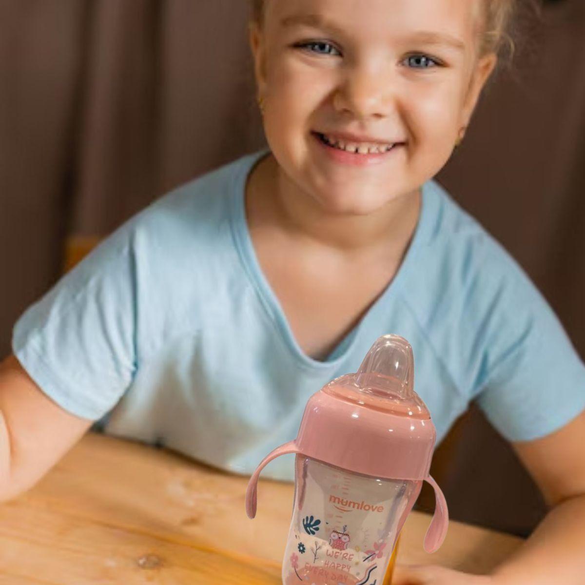 SET 2 VASOS DE TRANSICION SILICONA ANTIDERRAME NIÑOS LAU-8