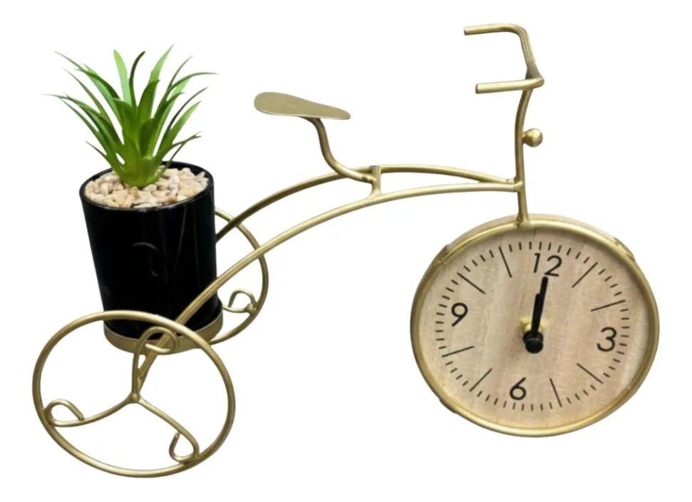 Reloj Decorativo Mesa Estilo Bicicleta Adorno Vintage Jhn-0