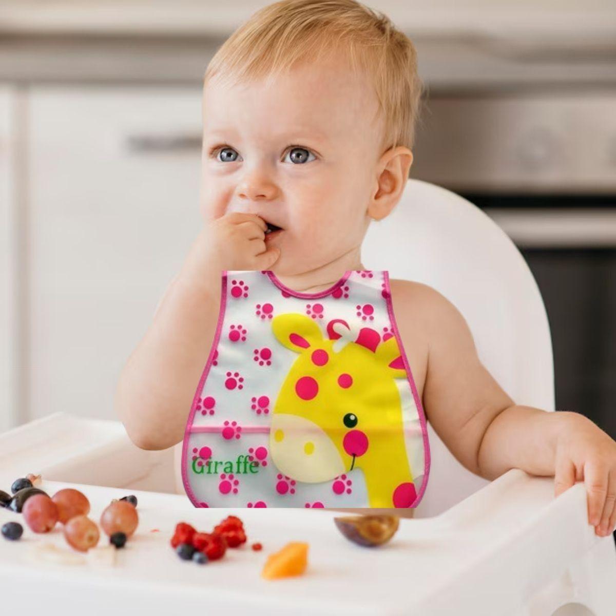 Set 8 Babero Impermeable Dibujos Animados Divertido Jhn-4