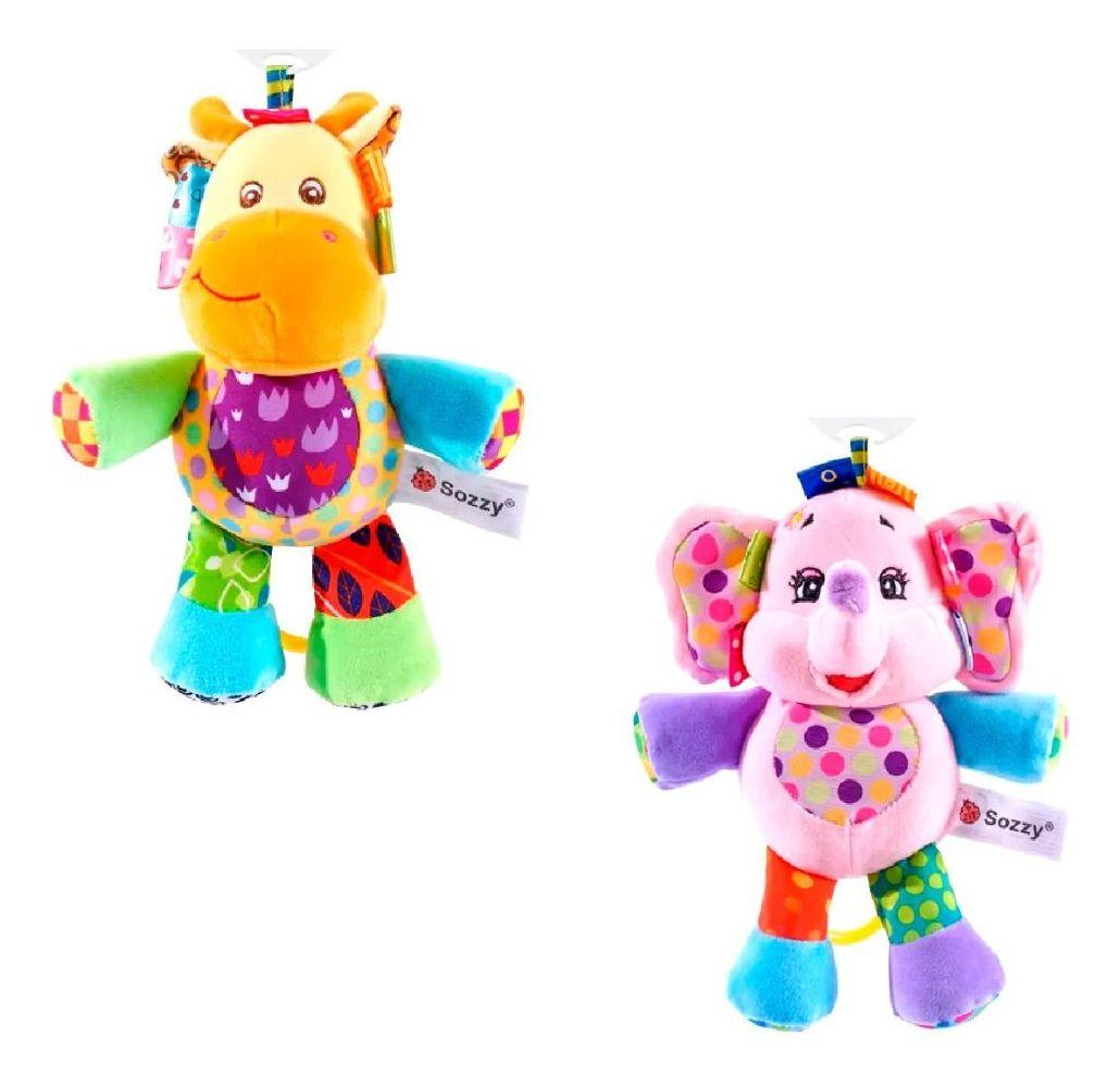 SONAJERO PELUCHE COLGANTE MUSICAL SENSORIAL BEBE LAU-3