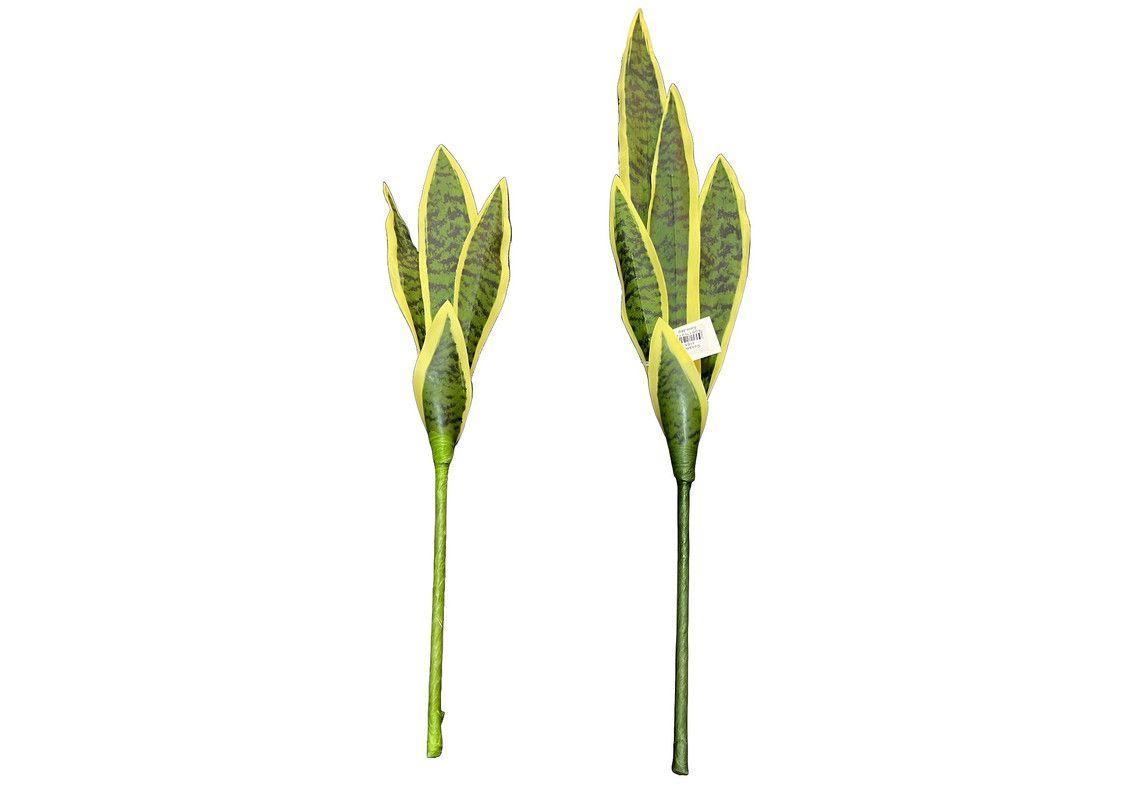 Set 2 Flor Planta Serpiente Hogar Jardin Tienda Realista Lau-2