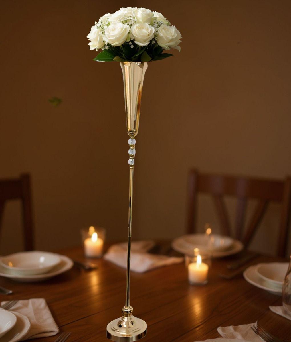 Centro Mesa Decorativo Candelabro Estilo Copa Adorno Jhn-7