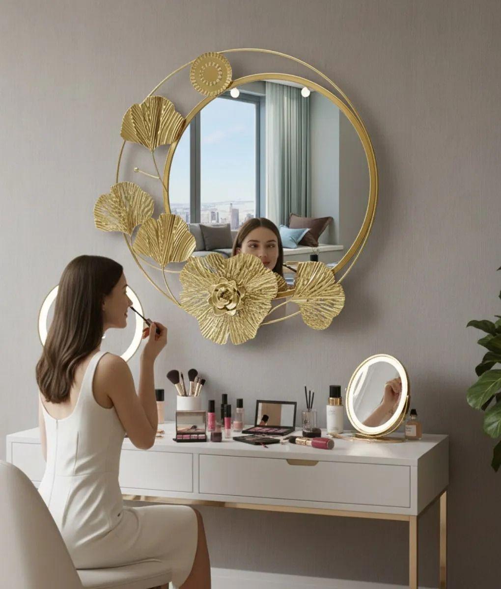 Espejo Decorativo Pared Diseño Inspiración Botánica Jhn-2