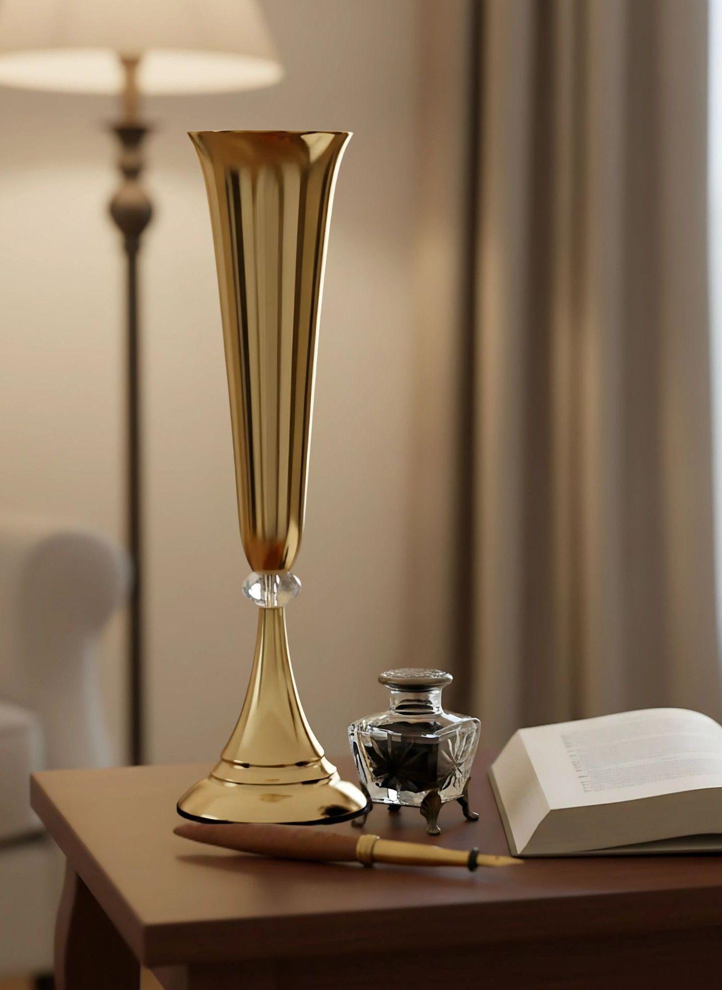 Florero Decorativo Moderno Centro Mesa Copa Hogar Jhn-4