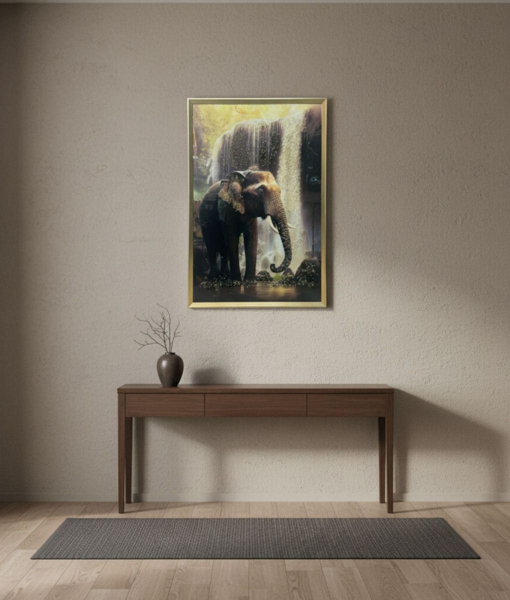 Cuadro Decorativo Elefante Majestuoso Naturaleza Adorno Jhn-7