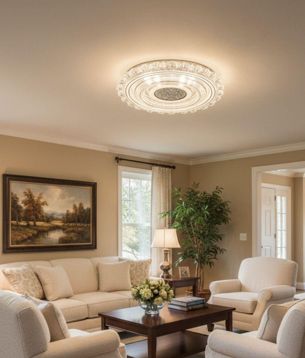 Lámpara Techo Decorativa LED Moderna Diseño Clásico Jhn-7